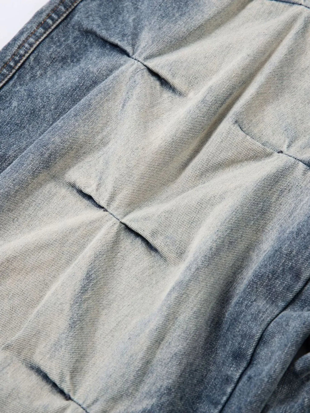 Men's Ruched Wide Leg Jeans — product image 11