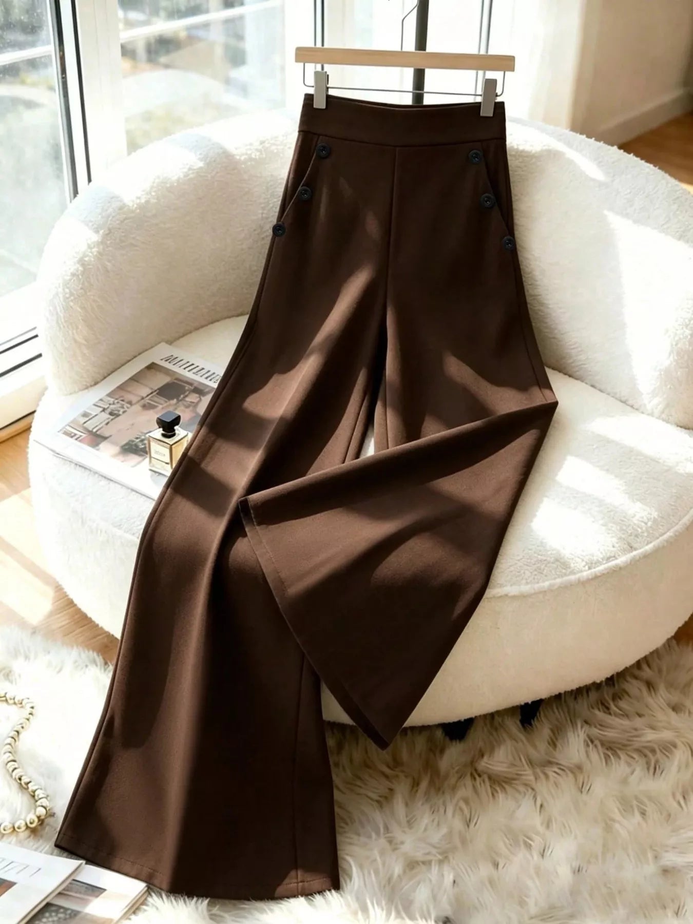 High-Waisted Wide-Leg Pants — product image 10
