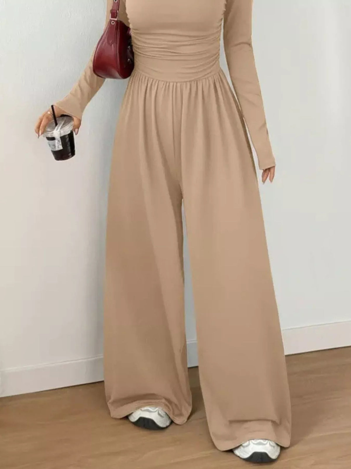 Scoop Neck Wide Leg Jumpsuit — product image 11