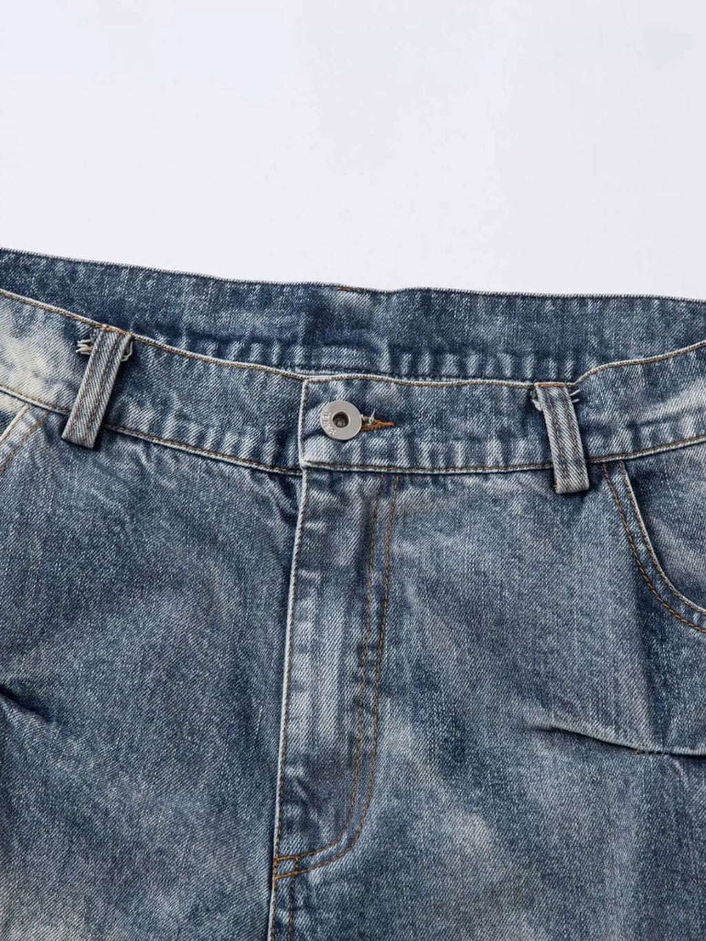 Men's Ruched Wide Leg Jeans — product image 4