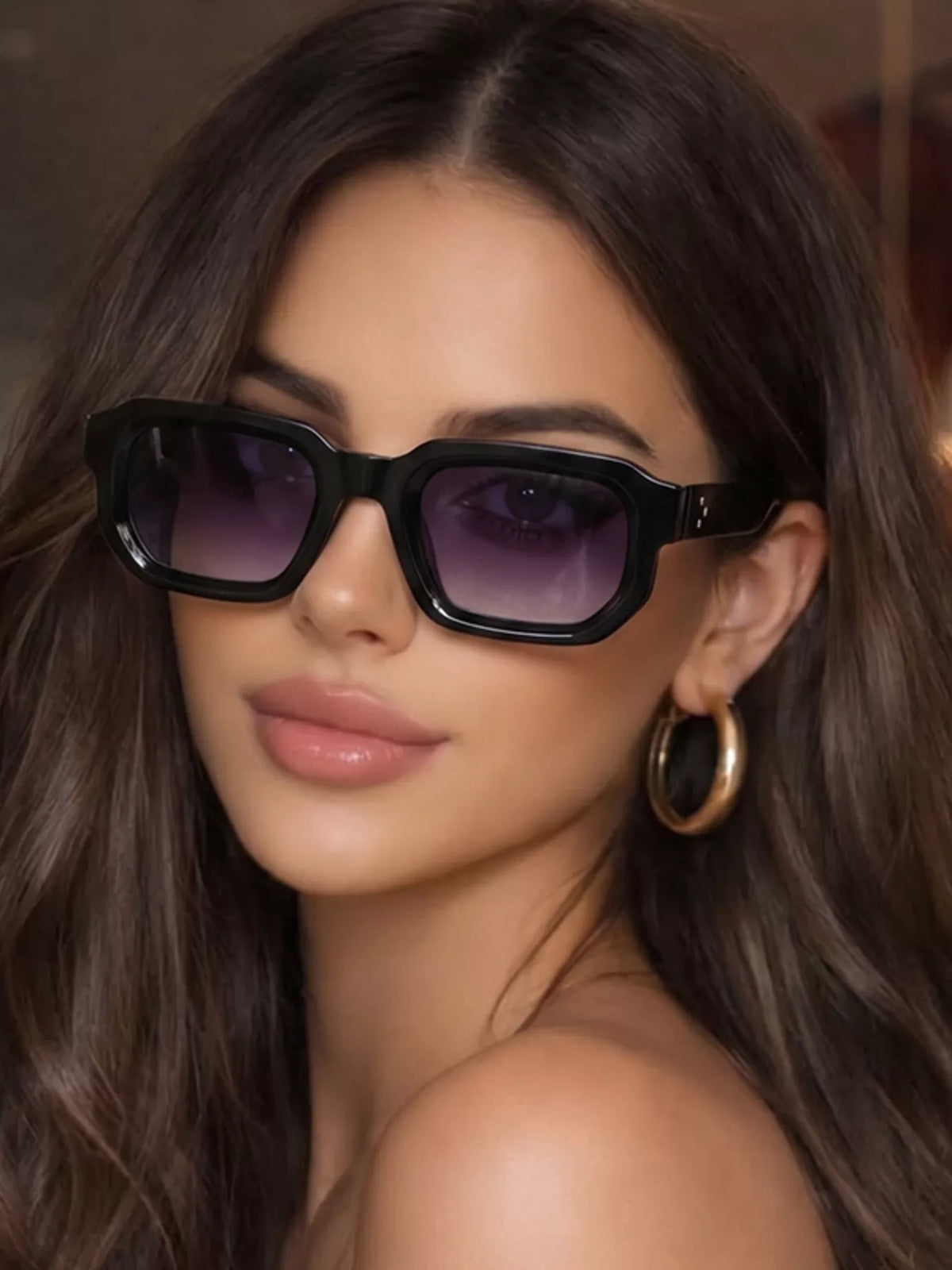 Retro Square Frame Sunglasses — product image 3
