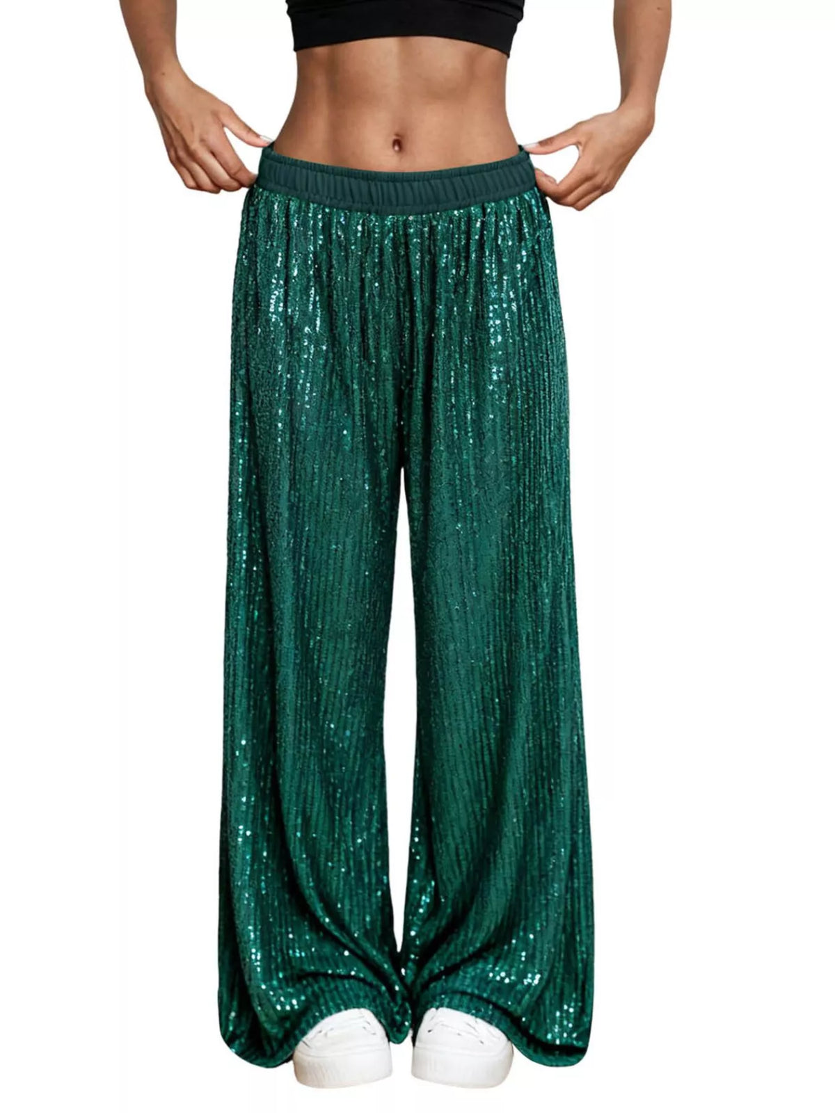 Sequin Wide-Leg Pants — product image 10