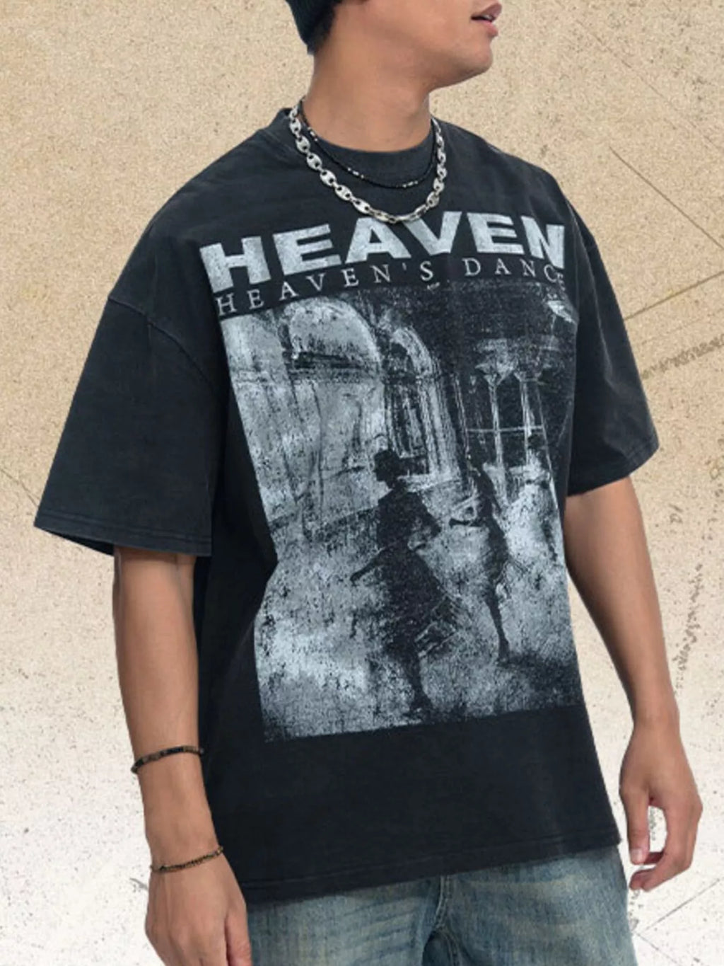 Men's Graphic Round Neck Short Sleeve T-Shirt — product image 3