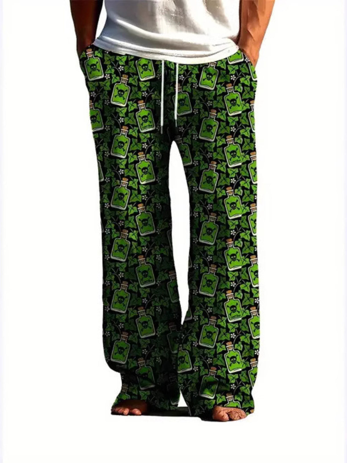 Men's Printed Loose Fit Pants — Plus Size — product image 3