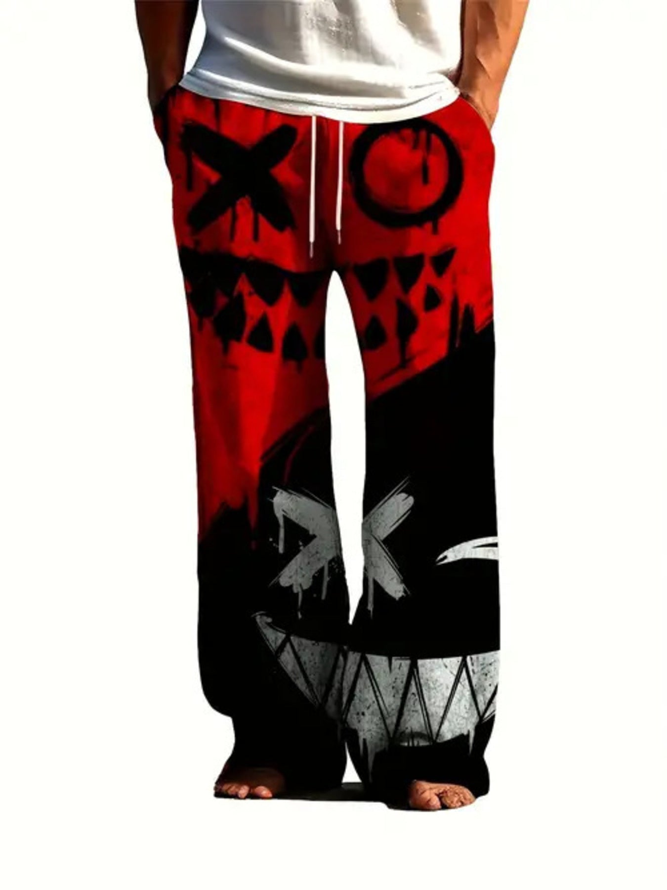 Men's Printed Loose Fit Pants — Plus Size — product image 4