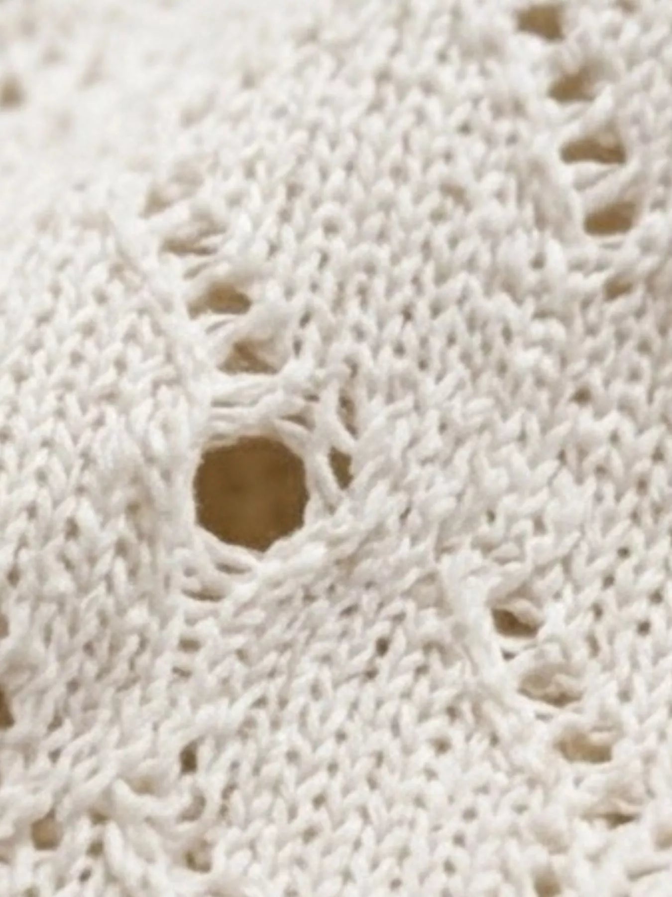 Men's Openwork Short Sleeve Cardigan — product image 3