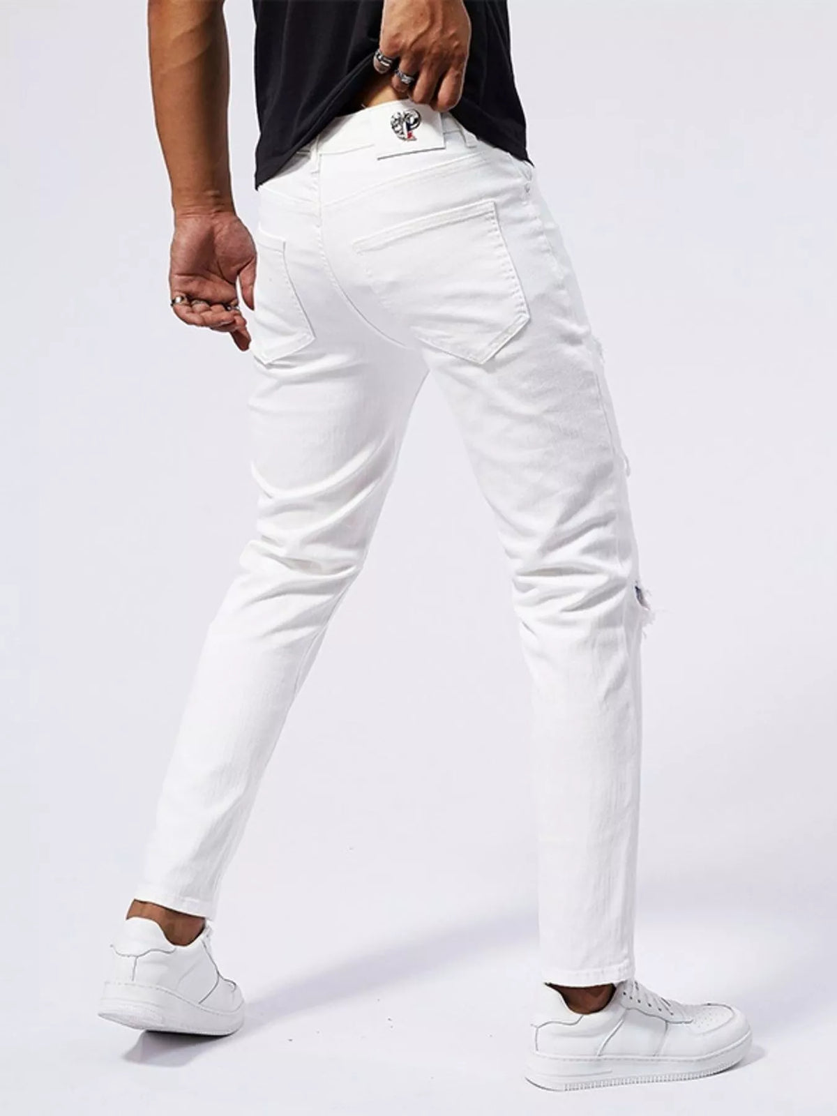 Men's Distressed Slim Fit Jeans — product image 5