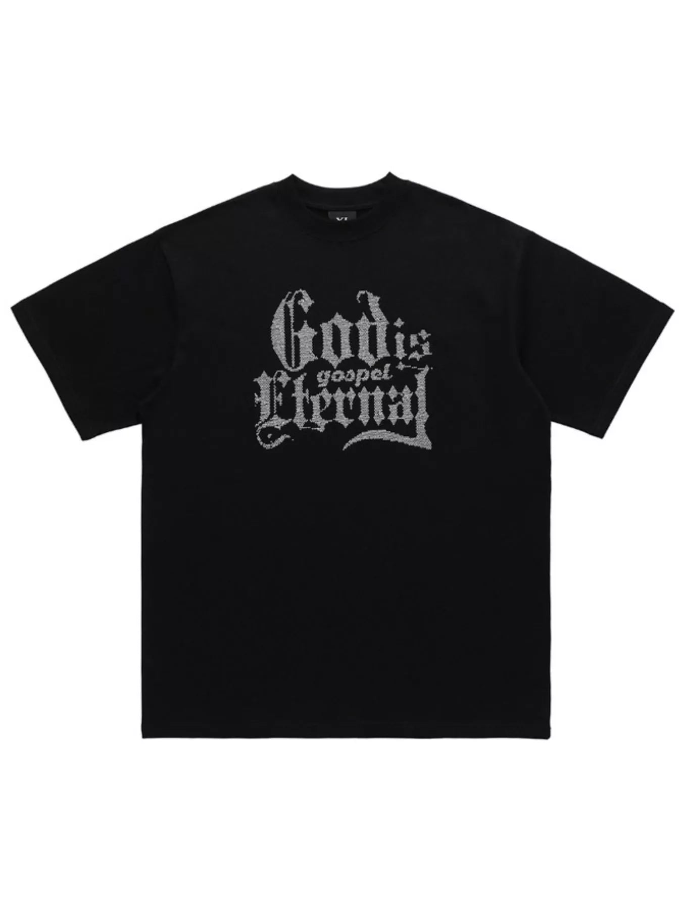 Men's Letter Round Neck Short Sleeve T-Shirt — product image 6