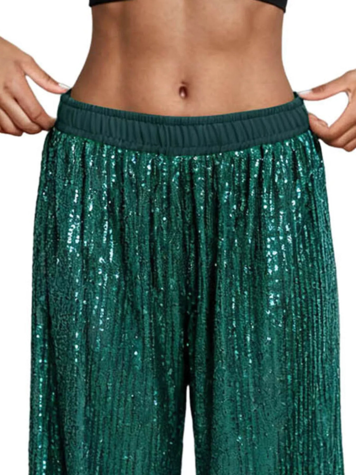 Sequin Wide-Leg Pants — product image 11