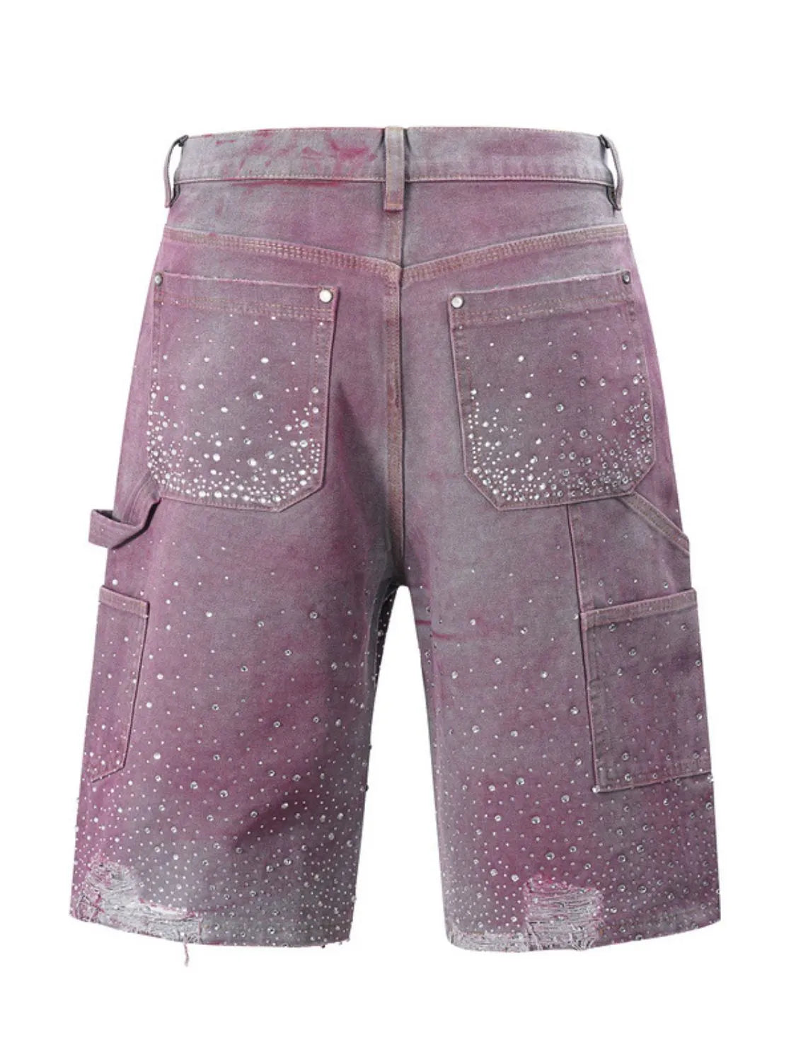 Men's Rhinestone Shorts with Pockets — product image 4