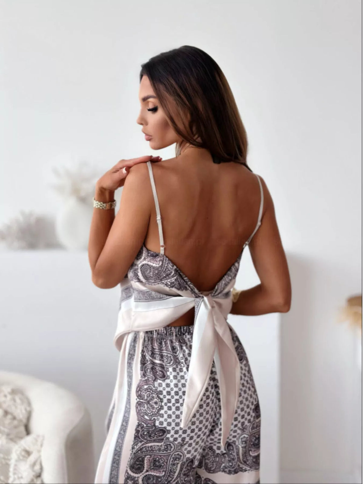 Printed Cami and Wide Leg Pants Set — product image 13