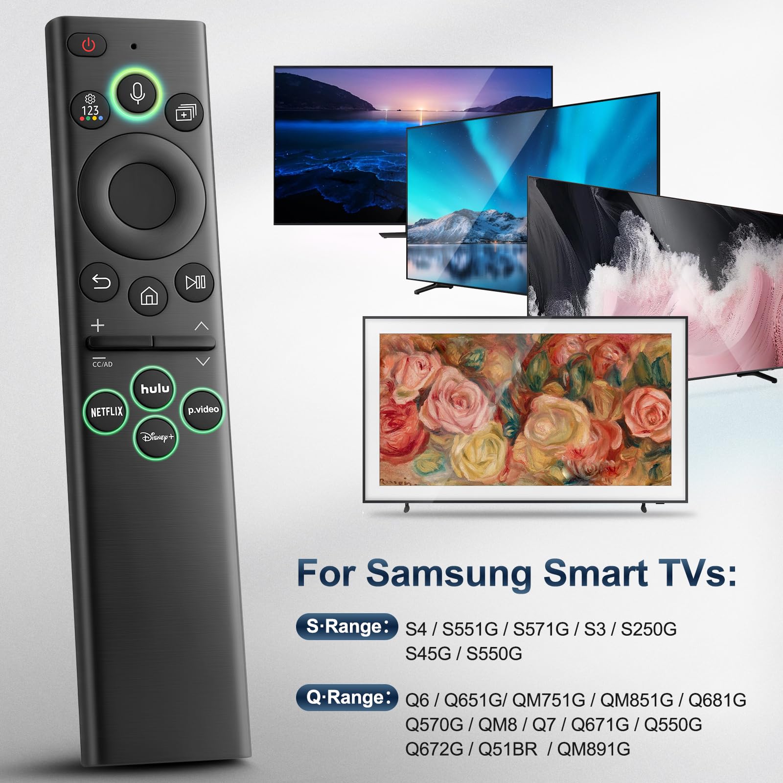 Replacement TV Remote Control — Roku, TCL, Onn, Samsung & LG — product image 53