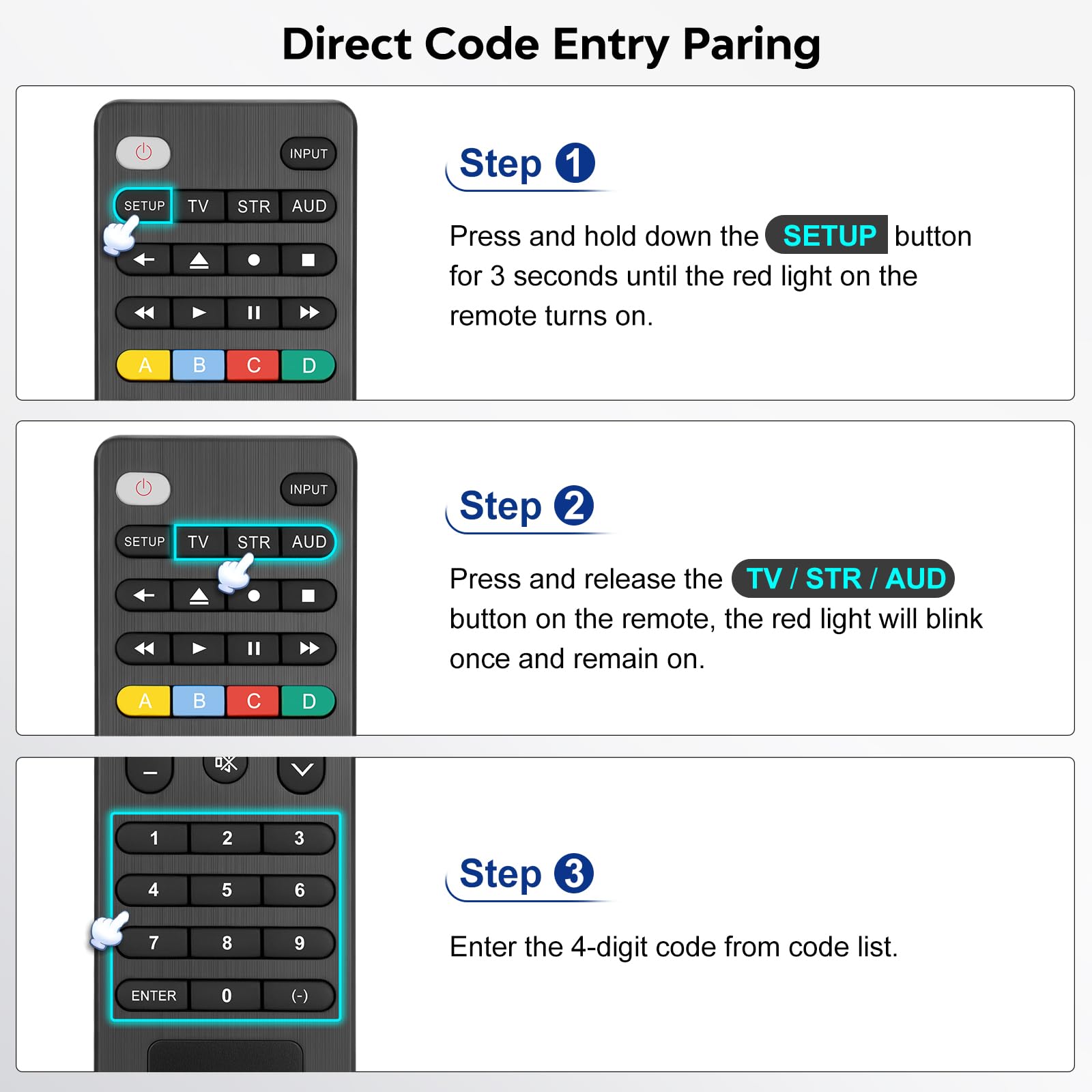 Replacement TV Remote Control — Roku, TCL, Onn, Samsung & LG — product image 63