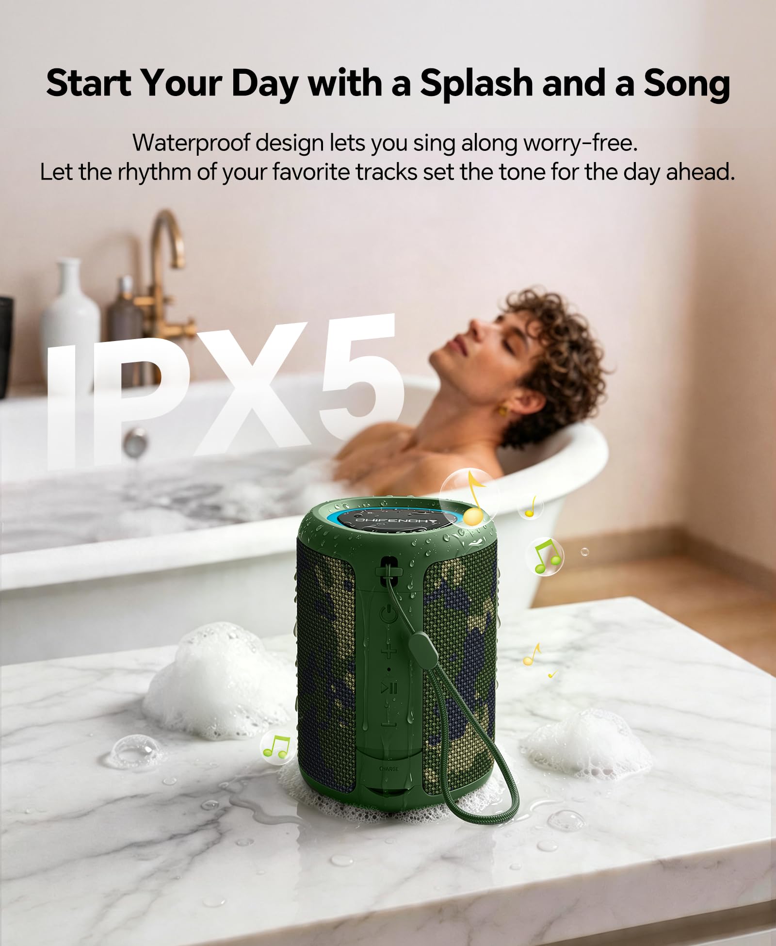 Portable Bluetooth Speaker — IPX5 Waterproof, Beach & Outdoor Ready — product image 25