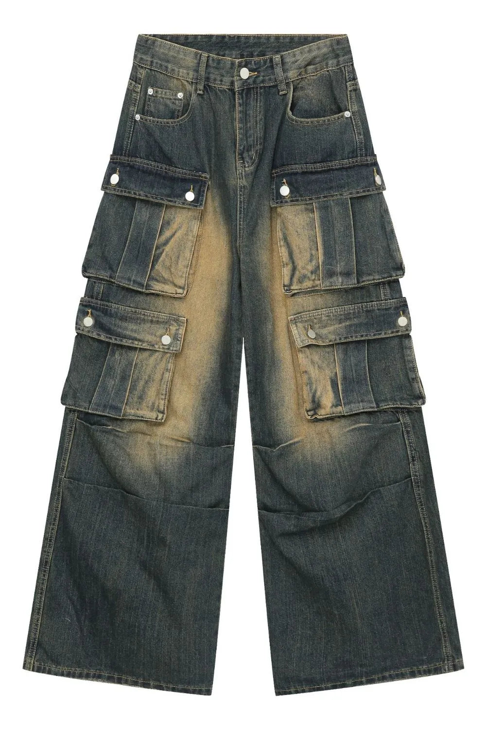 Men's Washed Wide Leg Jeans — product image 5