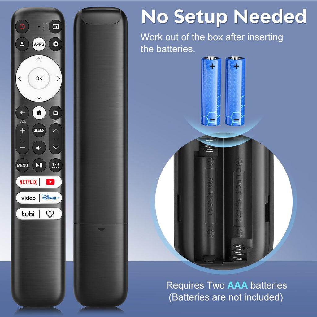 Replacement TV Remote Control — Roku, TCL, Onn, Samsung & LG — product image 71