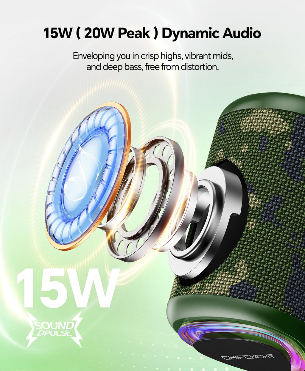 Portable Bluetooth Speaker — IPX5 Waterproof, Beach & Outdoor Ready — product image 20