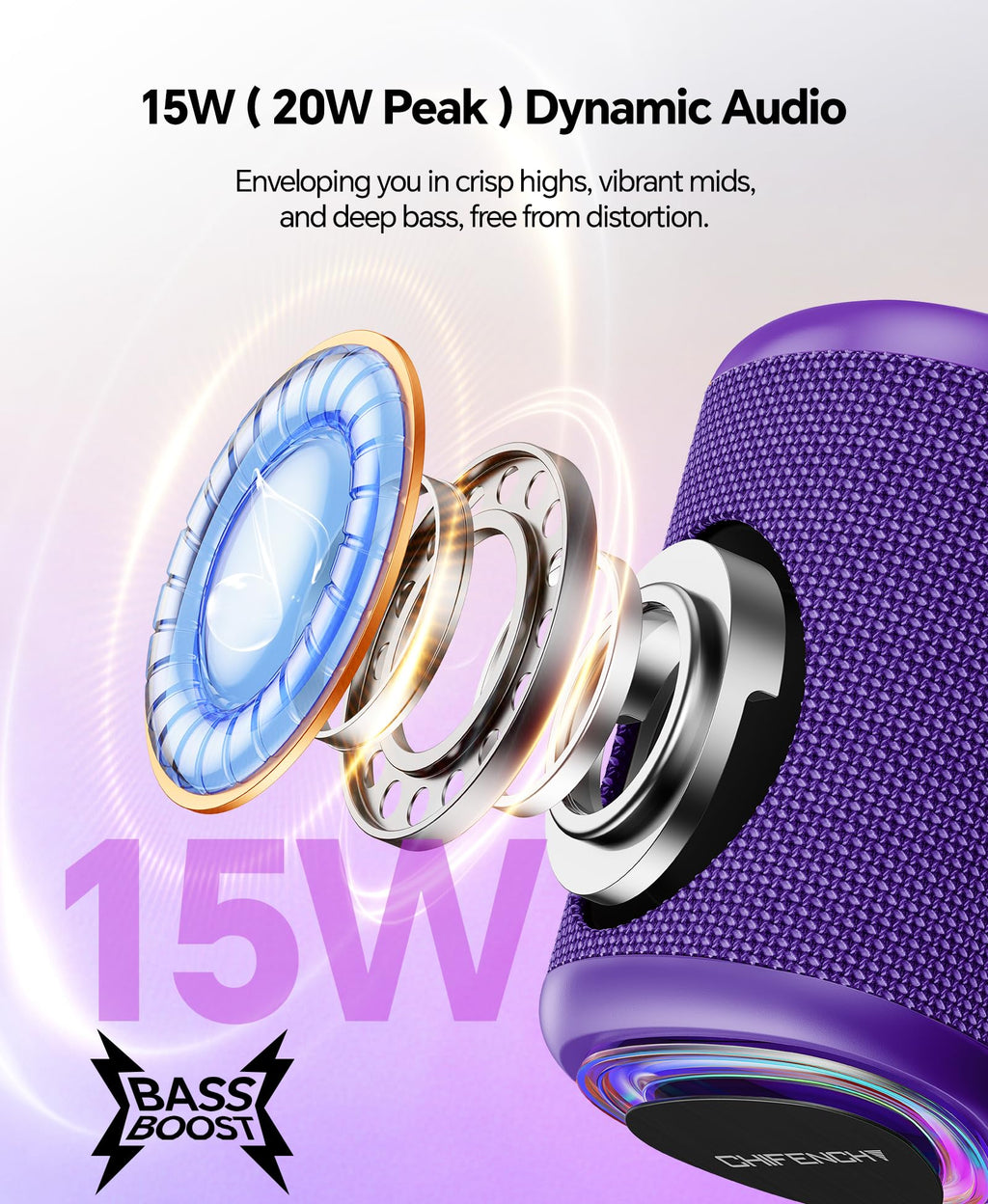 Portable Bluetooth Speaker — IPX5 Waterproof, Beach & Outdoor Ready — product image 91