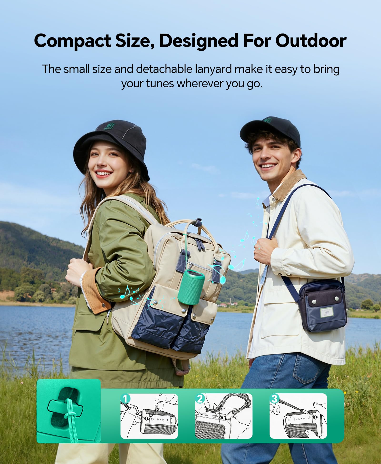 Portable Bluetooth Speaker — IPX5 Waterproof, Beach & Outdoor Ready — product image 15