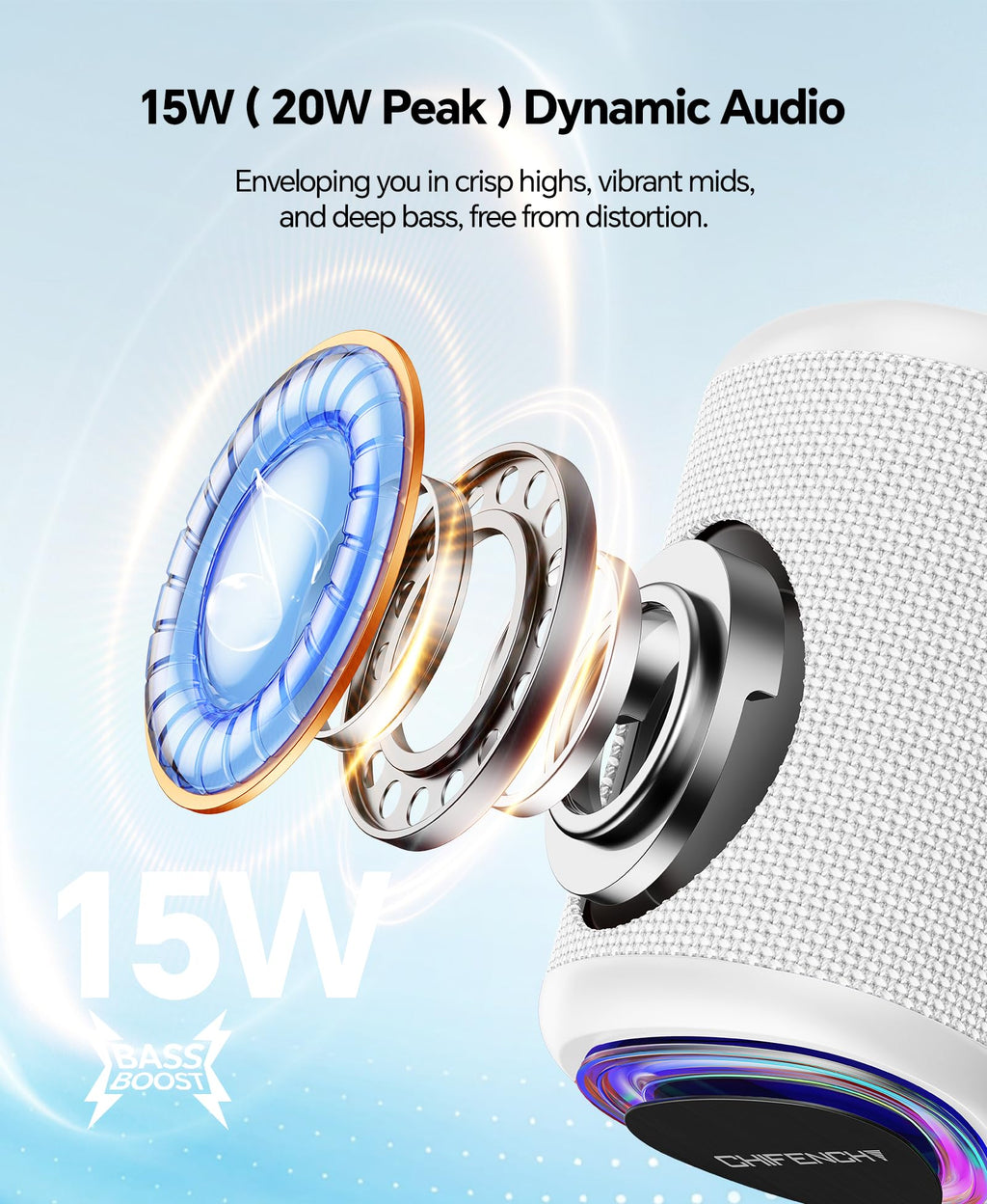 Portable Bluetooth Speaker — IPX5 Waterproof, Beach & Outdoor Ready — product image 44