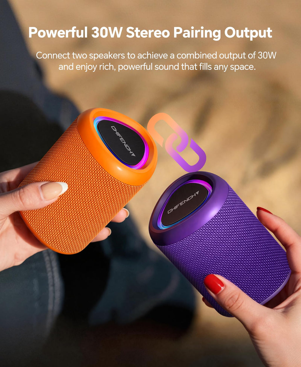Portable Bluetooth Speaker — IPX5 Waterproof, Beach & Outdoor Ready — product image 88