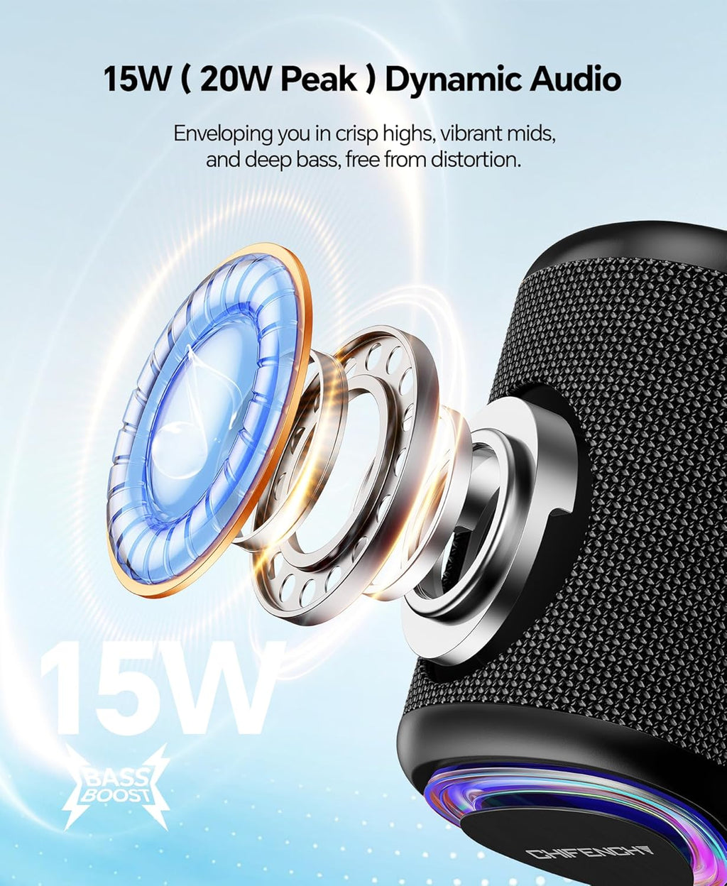 Portable Bluetooth Speaker — IPX5 Waterproof, Beach & Outdoor Ready — product image 67