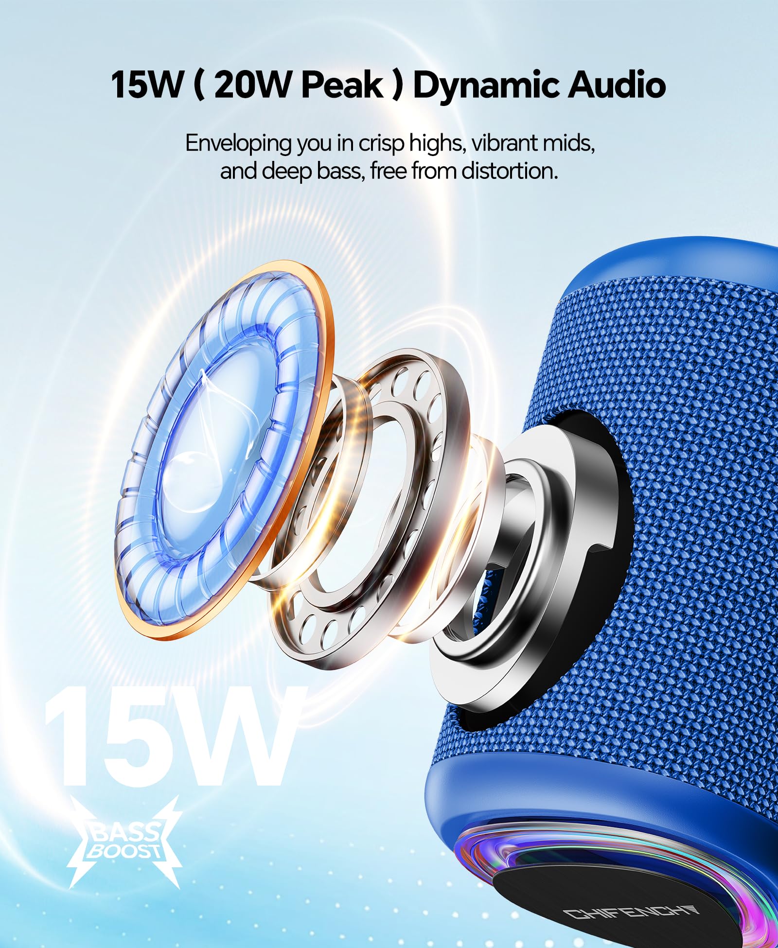 Portable Bluetooth Speaker — IPX5 Waterproof, Beach & Outdoor Ready — product image 51