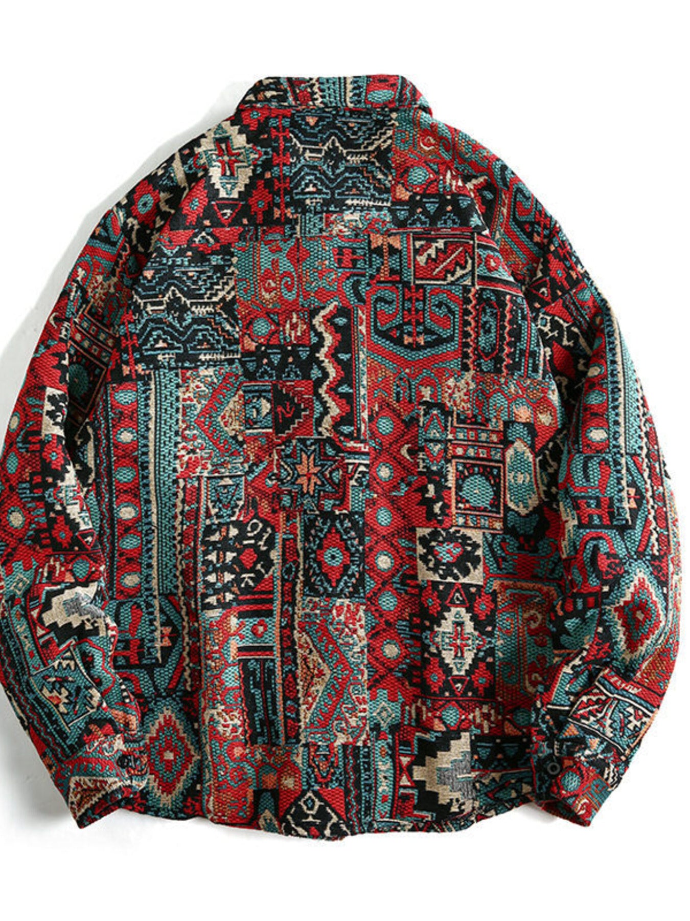 Men's Geometric Button Up Shacket — product image 2