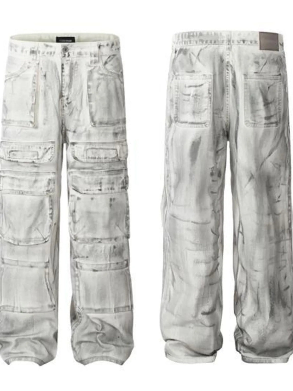 Men's Multi-Pocket Cargo Denim Jeans — product image 4