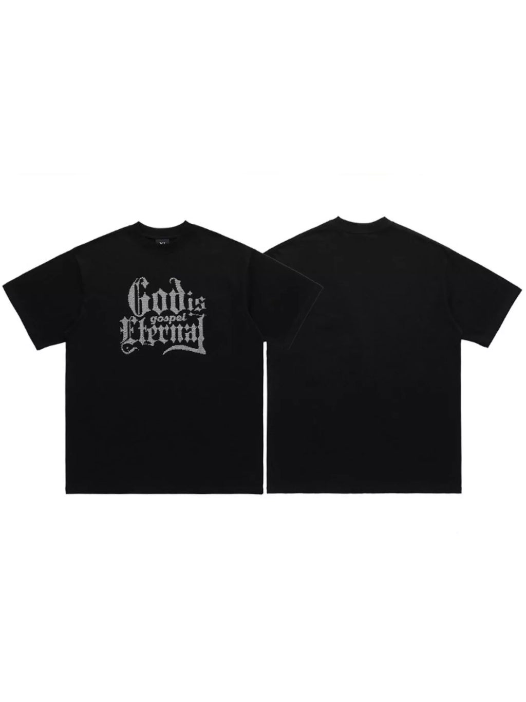 Men's Letter Round Neck Short Sleeve T-Shirt — product image 7