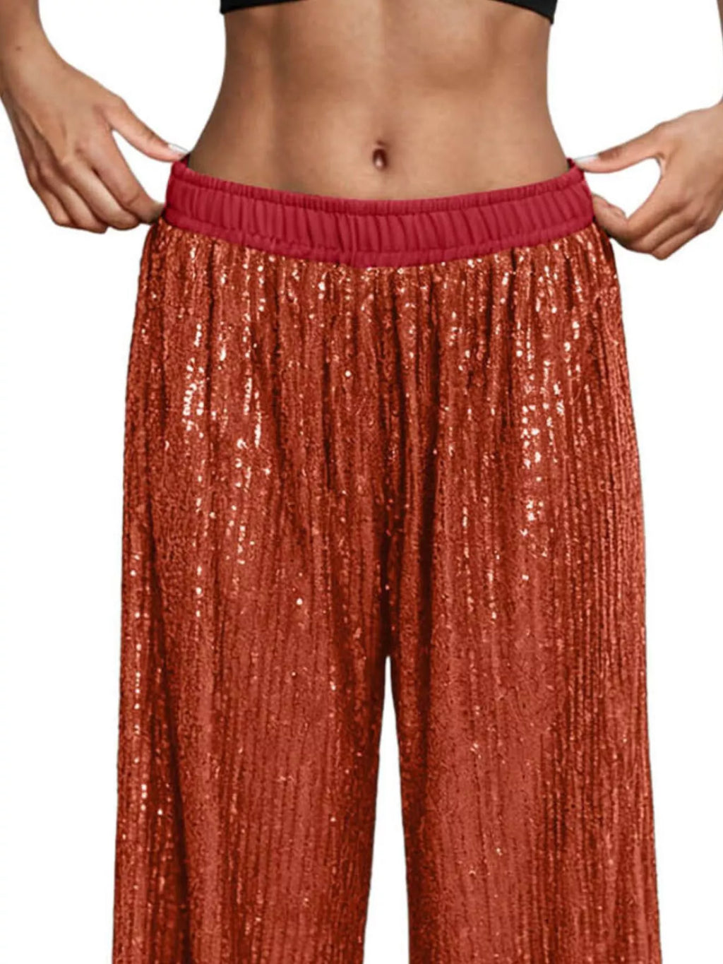 Sequin Wide-Leg Pants — product image 14