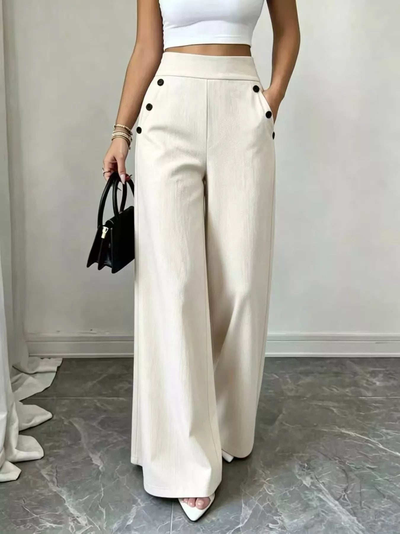 High-Waisted Wide-Leg Pants — product image 13