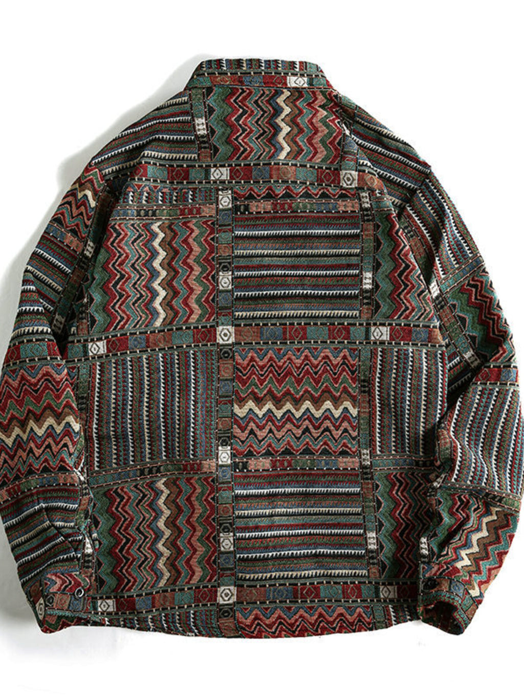 Men's Geometric Button Up Shacket — product image 6