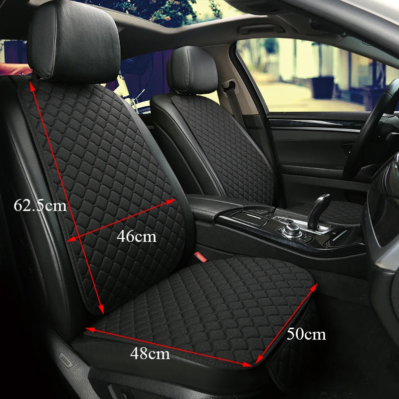 Linen Car Seat Covers — Breathable Flax, Front, Rear or Full Set — product image 3