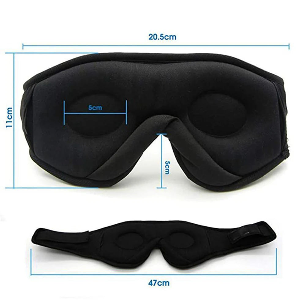 3D Sleep Mask with Bluetooth Headphones — Built-in Speakers — product image 2