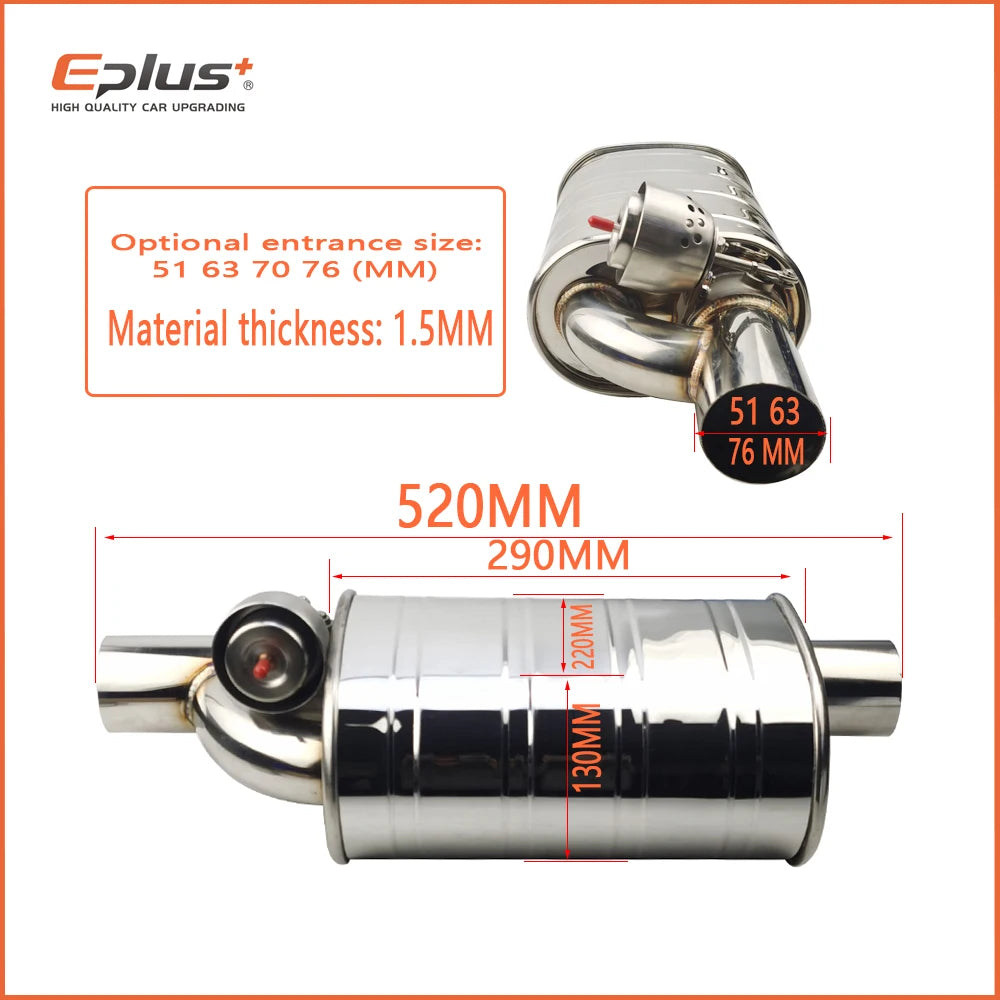Vacuum Exhaust Cutout Valve Kit — Remote Controlled, 51–76 mm — product image 3