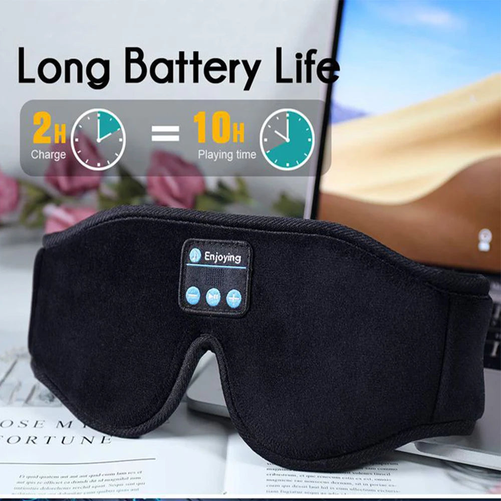 3D Sleep Mask with Bluetooth Headphones — Built-in Speakers — product image 4