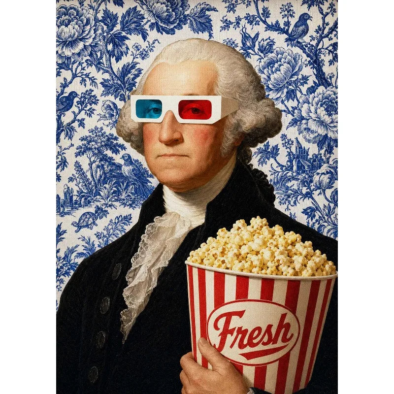 Founding Fathers Pop Art Canvas Print — Bubblegum Design — product image 11