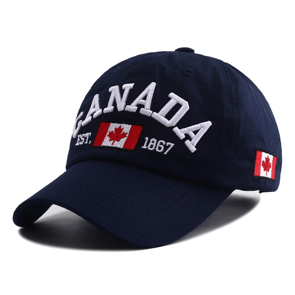 Canada Flag Embroidered Baseball Cap — Adjustable Snapback — product image 9