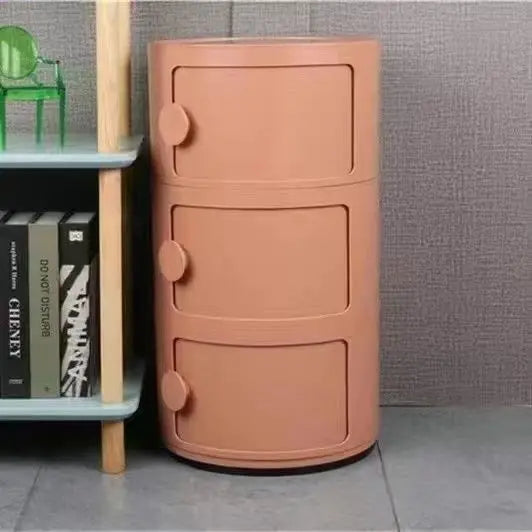 Plastic Nightstand — 5-Drawer Bedside Storage Table — product image 11