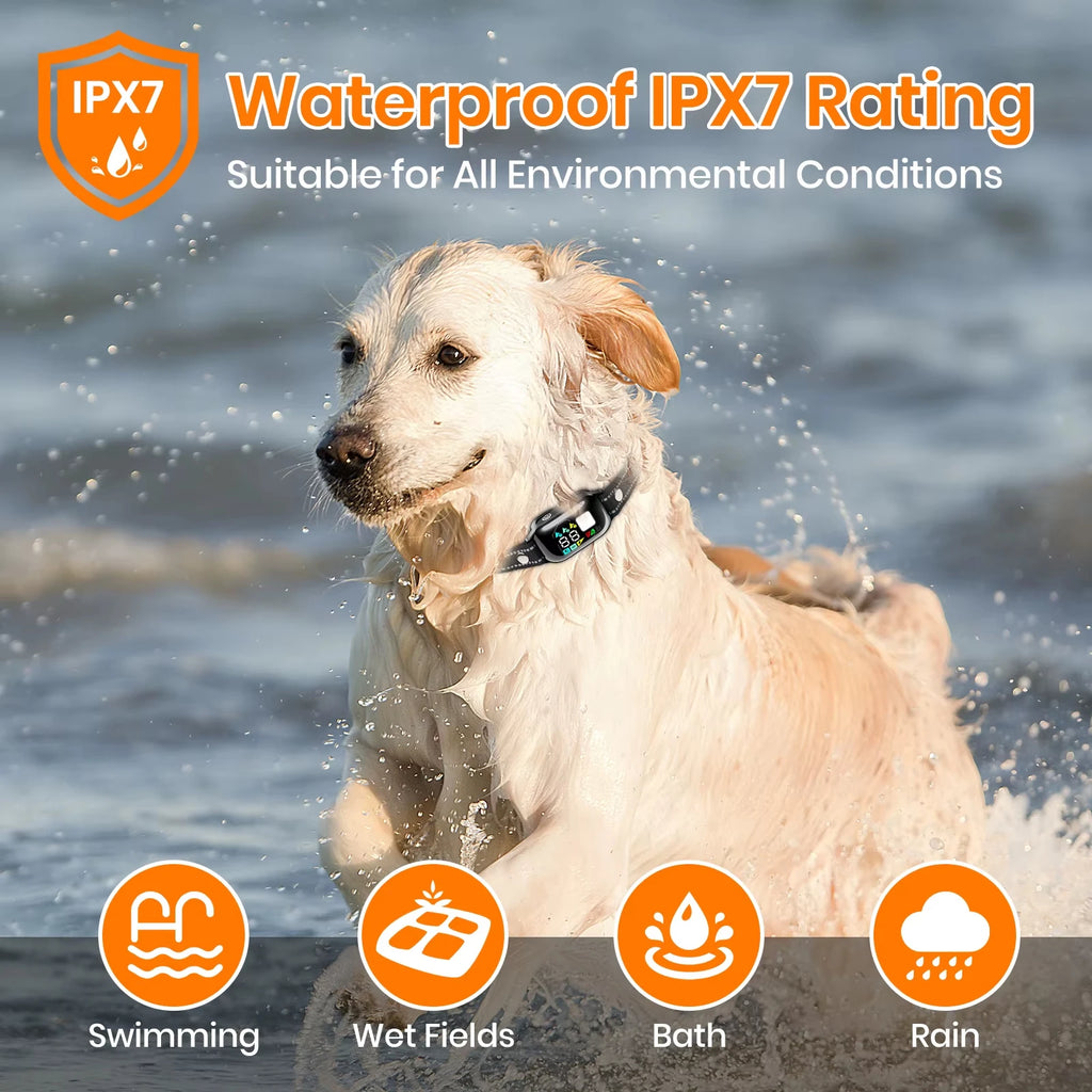 Dog Training Collar — 1000 m Range, IPX7 Waterproof, 1 or 2 Dogs — product image 5
