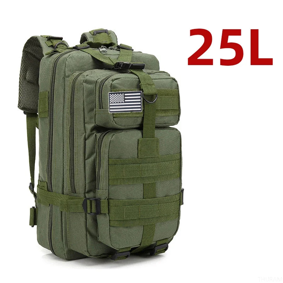 50L Tactical Backpack — Waterproof Nylon, Hiking & Camping — product image 17