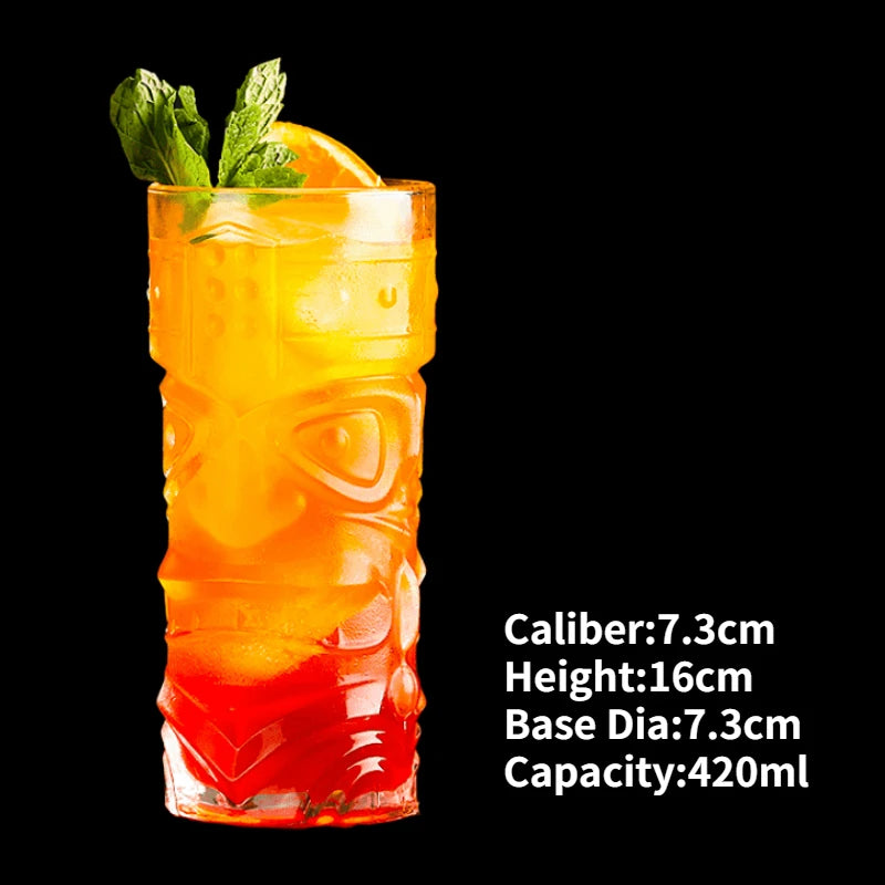 Ceramic Tiki Mug — Hawaiian Cocktail Cup, Bar Gift — product image 24