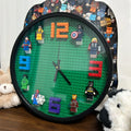 Building Block Figure Wall Clock — Room & Bedroom Decor — product image 7