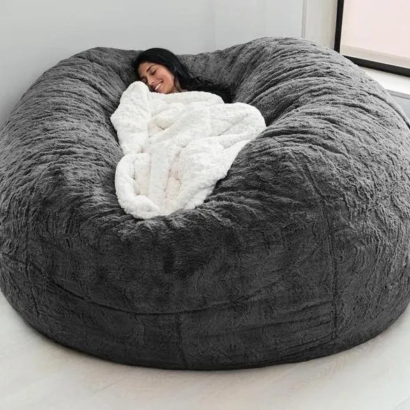 Fur-Style Bean Bag Sofa Chair — Single Seat — product image 17