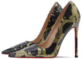 Snake Print Slim Heels — product image 7