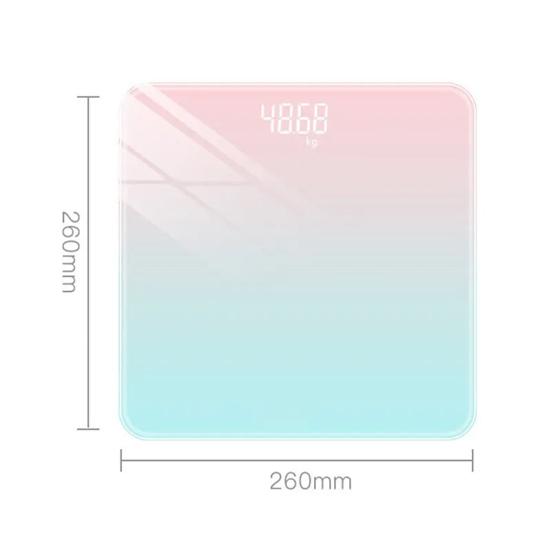 Digital Glass Bathroom Scale — LCD Display, Gradient Finish — product image 5