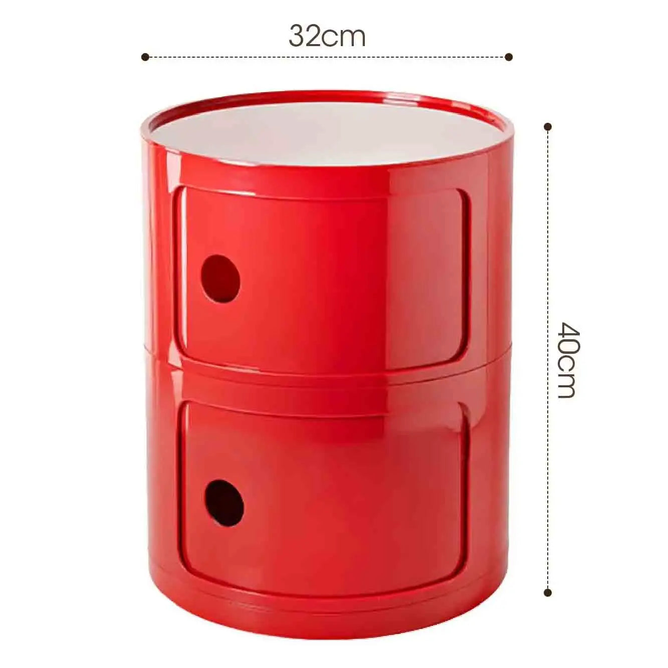 Plastic Nightstand — 5-Drawer Bedside Storage Table — product image 43