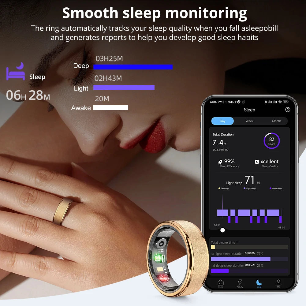 COLMI R10 Smart Ring — Sleep & Health Tracking, 5ATM, Sizes 7–13 — product image 3