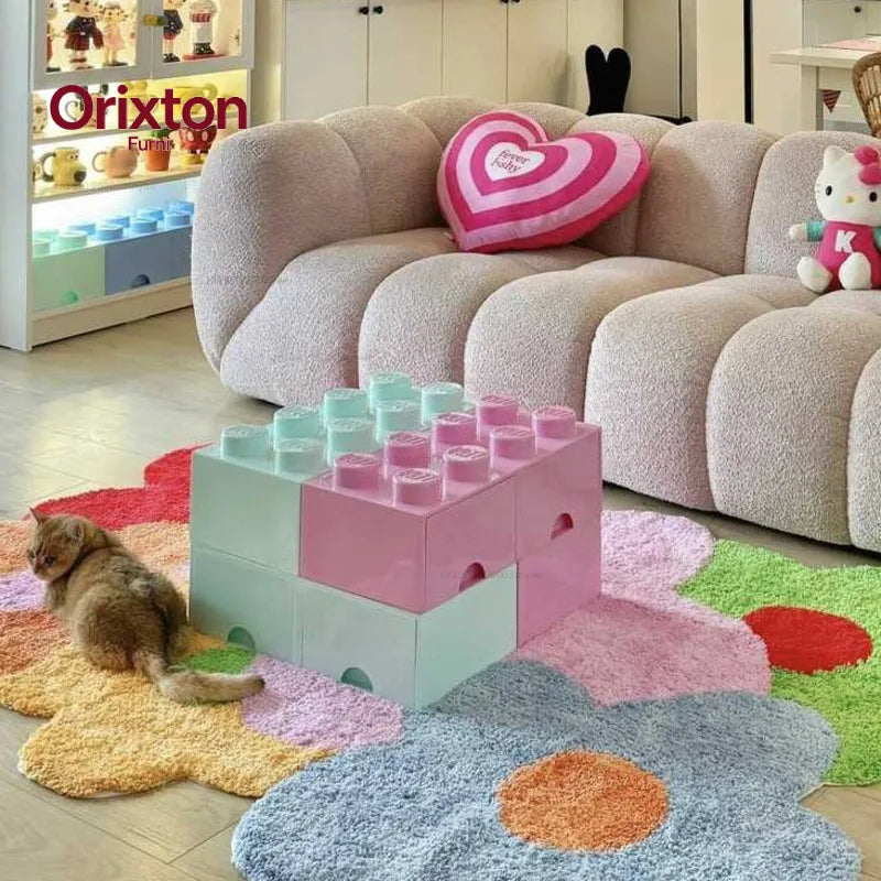 Building Block Storage Box — Side Table & Living Room Decor — product image 3